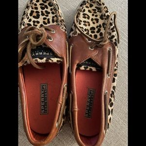 Cheetah Print Sperry Boat Shoe